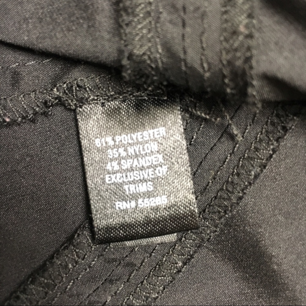 Express Stretch Black Blouse with Buckle, sz XS - Picture 5 of 8